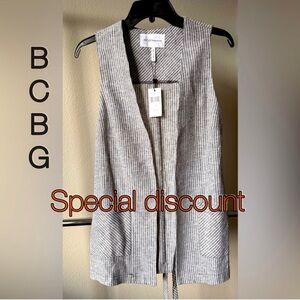 BCBG waistcoat with cotton fabric is very stylish 😍❤️